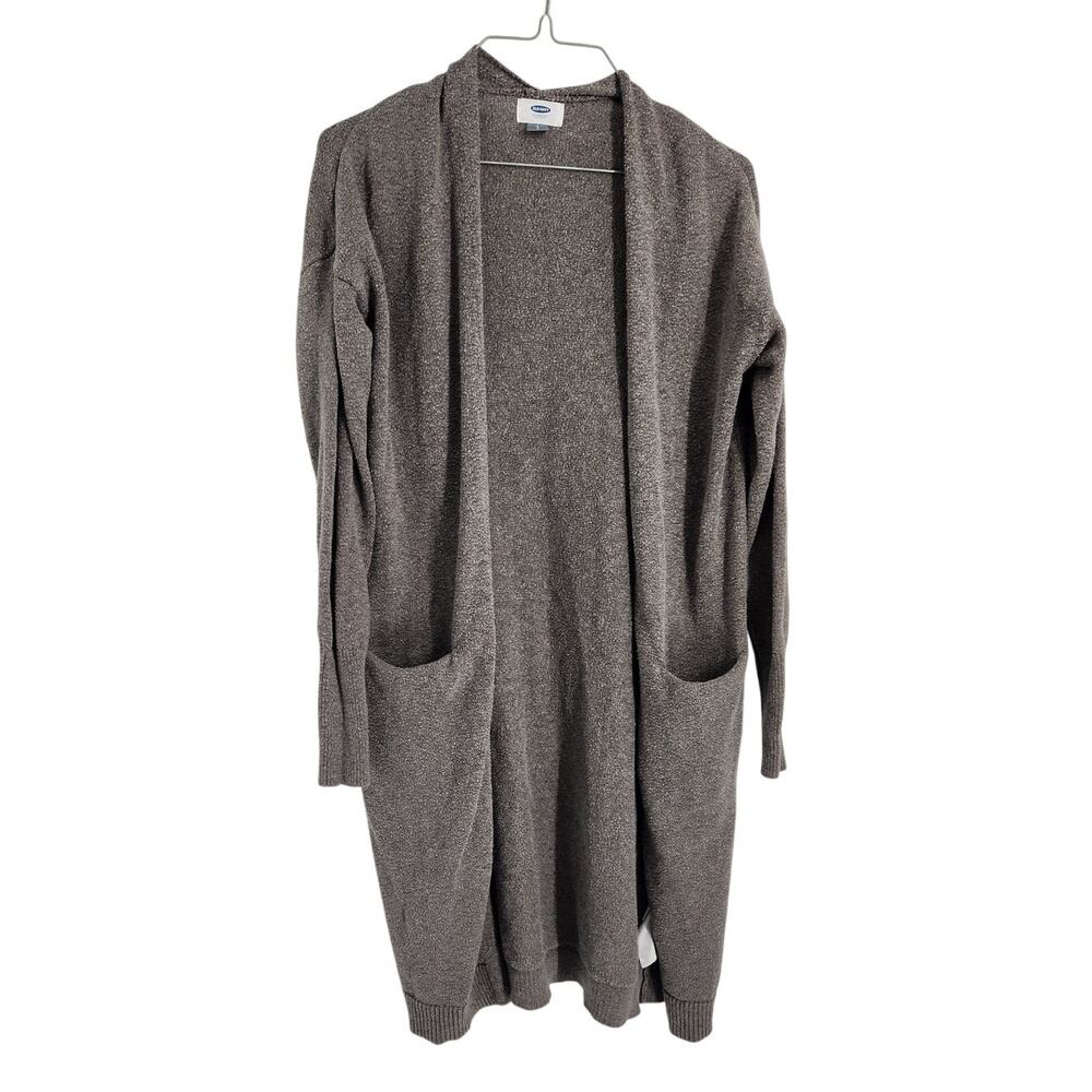 Old Navy Gray Knit Open Front Cardigan Sweater Womens Size Small S